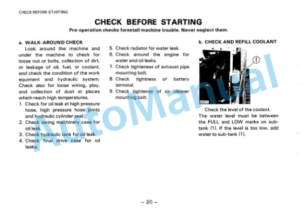 Komatsu PC20-6, PC30-6 Hydraulic Excavator Operation and Maintenance Manual SEAM02250602 2 Komatsu PC20-6, PC30-6 Hydraulic Excavator Operation and Maintenance Manual SEAM02250602 - Image 2
