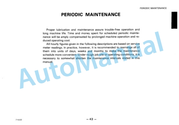 Komatsu PC20-6, PC30-6 Hydraulic Excavator Operation and Maintenance Manual SEAM02250602 3 Komatsu PC20-6, PC30-6 Hydraulic Excavator Operation and Maintenance Manual SEAM02250602 - Image 3