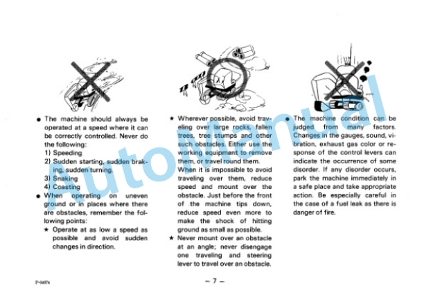 Komatsu PC20-6, PC30-6 Hydraulic Excavator Operation and Maintenance Manual SEAM02250602 5 Komatsu PC20-6, PC30-6 Hydraulic Excavator Operation and Maintenance Manual SEAM02250602 - Image 5