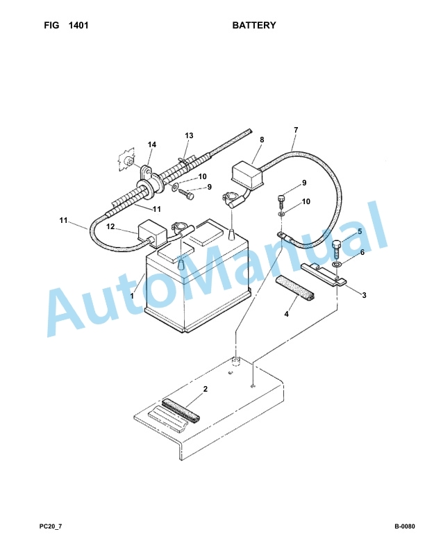 Komatsu PC20-7 Hydraulic Excavator Parts Manual F20001-Up 2 Komatsu PC20-7 Hydraulic Excavator Parts Manual F20001-Up-2