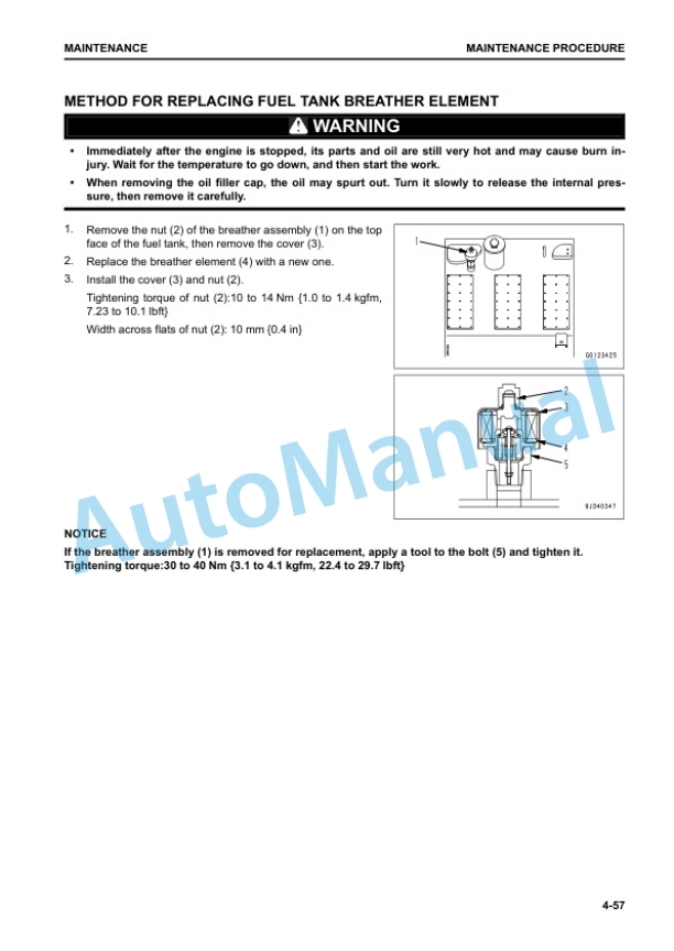 Komatsu PC200-10M0 Hydraulic Excavator Operation and Maintenance Manual YEAM204100-00 5 Komatsu PC200-10M0 Hydraulic Excavator Operation and Maintenance Manual YEAM204100-00 - Image 5