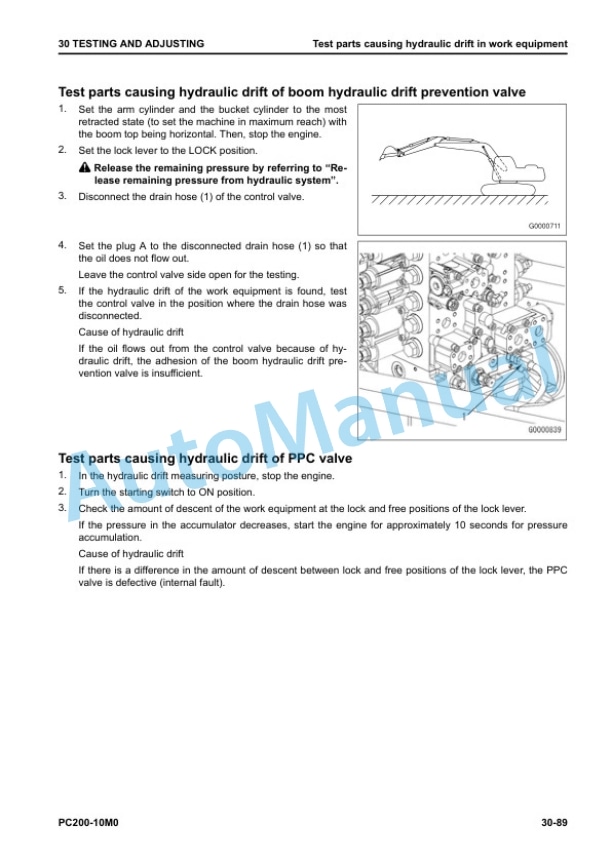 Komatsu PC200-10M0 Hydraulic Excavator Shop Manual SEN06867-03 2 Komatsu PC200-10M0 Hydraulic Excavator Shop Manual SEN06867-03 - Image 2
