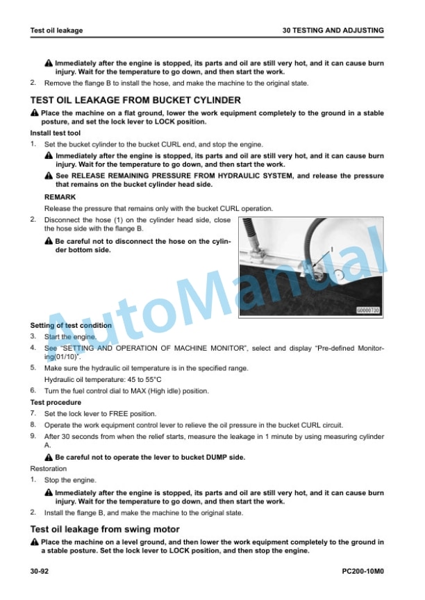 Komatsu PC200-10M0 Hydraulic Excavator Shop Manual SEN06867-05 2 Komatsu PC200-10M0 Hydraulic Excavator Shop Manual SEN06867-05 - Image 2