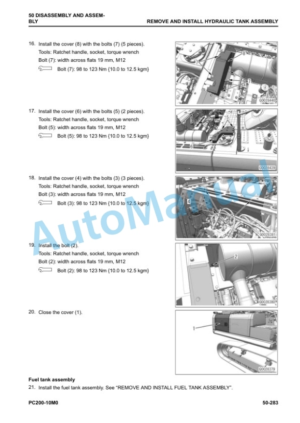 Komatsu PC200-10M0 Hydraulic Excavator Shop Manual SEN06867-05 5 Komatsu PC200-10M0 Hydraulic Excavator Shop Manual SEN06867-05 - Image 5