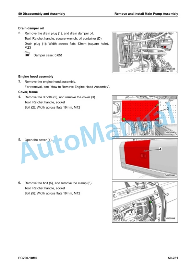 Komatsu PC200-10M0 Hydraulic Excavator Shop Manual SEN06867-10 5 Komatsu PC200-10M0 Hydraulic Excavator Shop Manual SEN06867-10 - Image 5