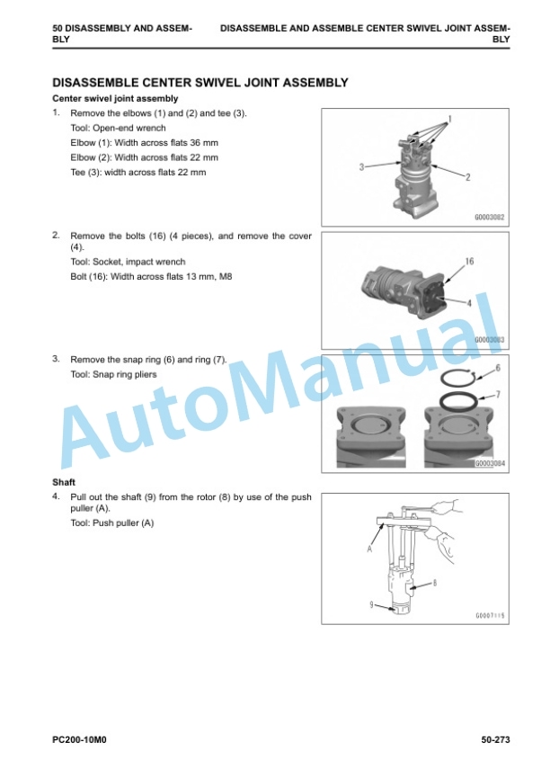 Komatsu PC200-10M0 Hydraulic Excavator Shop Manual SEN06867-C1 5 Komatsu PC200-10M0 Hydraulic Excavator Shop Manual SEN06867-C1 - Image 5