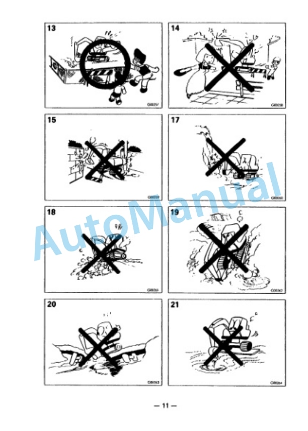 Komatsu PC200-5 Custom, PC200LC-5 Custom, PC220-5 Custom Hydraulic Excavator Operation and Maintenance Manual SEAM0205C505 5 Komatsu PC200-5 Custom, PC200LC-5 Custom, PC220-5 Custom Hydraulic Excavator Operation and Maintenance Manual SEAM0205C505 - Image 5