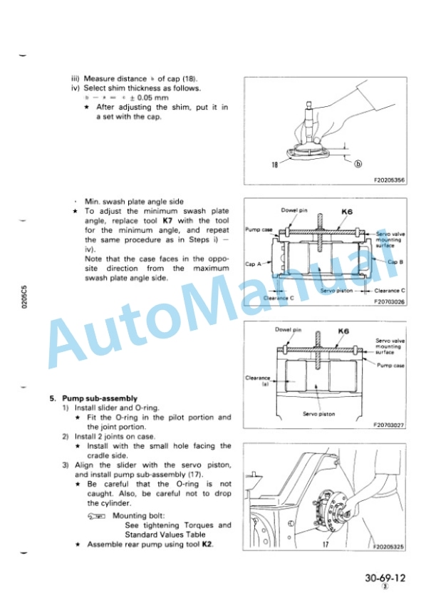Komatsu PC200-5 Custom, PC220-5 Custom Hydraulic Excavator Shop Manual SEBM0205C503 5 Komatsu PC200-5 Custom, PC220-5 Custom Hydraulic Excavator Shop Manual SEBM0205C503 - Image 5