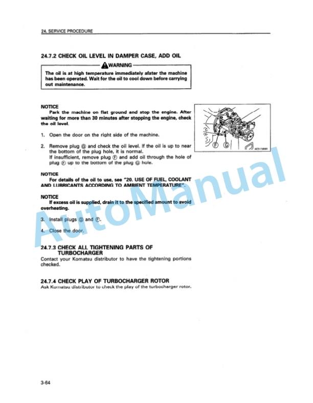 Komatsu PC200-6 Hydraulic Excavator Operation and Maintenance Manual SEAM016301 5 Komatsu PC200-6 Hydraulic Excavator Operation and Maintenance Manual SEAM016301 - Image 5