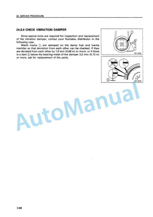 Komatsu PC200-6, PC200LC-6, PC220-6, PC220LC-6 Excel Hydraulic Excavator Operation and Maintenance Manual SEAM023900P 5 Komatsu PC200-6, PC200LC-6, PC220-6, PC220LC-6 Excel Hydraulic Excavator Operation and Maintenance Manual SEAM023900P - Image 5