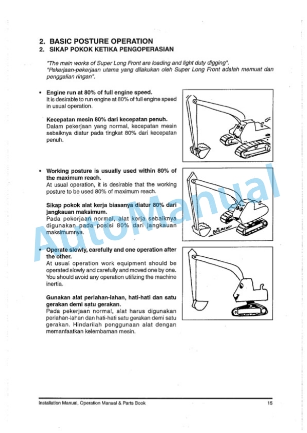 Komatsu PC200-6, PC200LC-6, PC220-6, PC220LC-6 Hydraulic Excavator Attachment Operation and Maintenance Manual LEPB2SLF00 2 Komatsu PC200-6, PC200LC-6, PC220-6, PC220LC-6 Hydraulic Excavator Attachment Operation and Maintenance Manual LEPB2SLF00 - Image 2