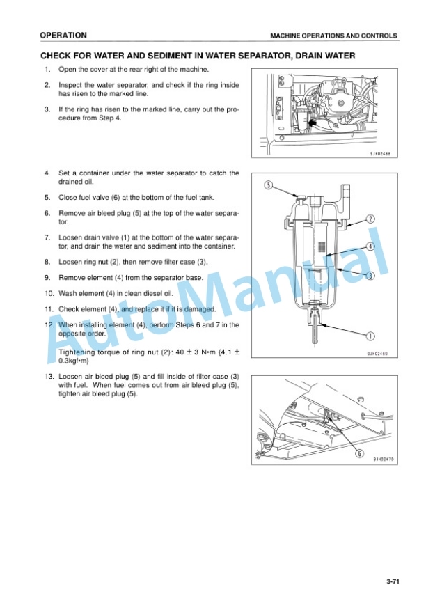 Komatsu PC200-7, PC200LC-7, PC210-7, PC210LC-7, PC220-7, PC220LC-7 Galeo Hydraulic Excavator Operation and Maintenance Manual YEAM200201 3 Komatsu PC200-7, PC200LC-7, PC210-7, PC210LC-7, PC220-7, PC220LC-7 Galeo Hydraulic Excavator Operation and Maintenance Manual YEAM200201 - Image 3