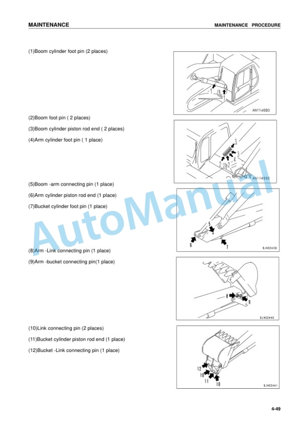 Komatsu PC200-7, PC200LC-7, PC210-7, PC210LC-7, PC220-7, PC220LC-7 Galeo Hydraulic Excavator Operation and Maintenance Manual YEAM200201 5 Komatsu PC200-7, PC200LC-7, PC210-7, PC210LC-7, PC220-7, PC220LC-7 Galeo Hydraulic Excavator Operation and Maintenance Manual YEAM200201 - Image 5