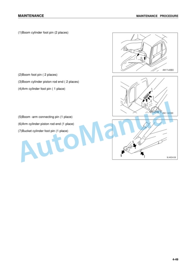 Komatsu PC200-7, PC200LC-7, PC210-7, PC210LC-7, PC220-7, PC220LC-7 Galeo Hydraulic Excavator Operation and Maintenance Manual YEAM200600 5 Komatsu PC200-7, PC200LC-7, PC210-7, PC210LC-7, PC220-7, PC220LC-7 Galeo Hydraulic Excavator Operation and Maintenance Manual YEAM200600 - Image 5