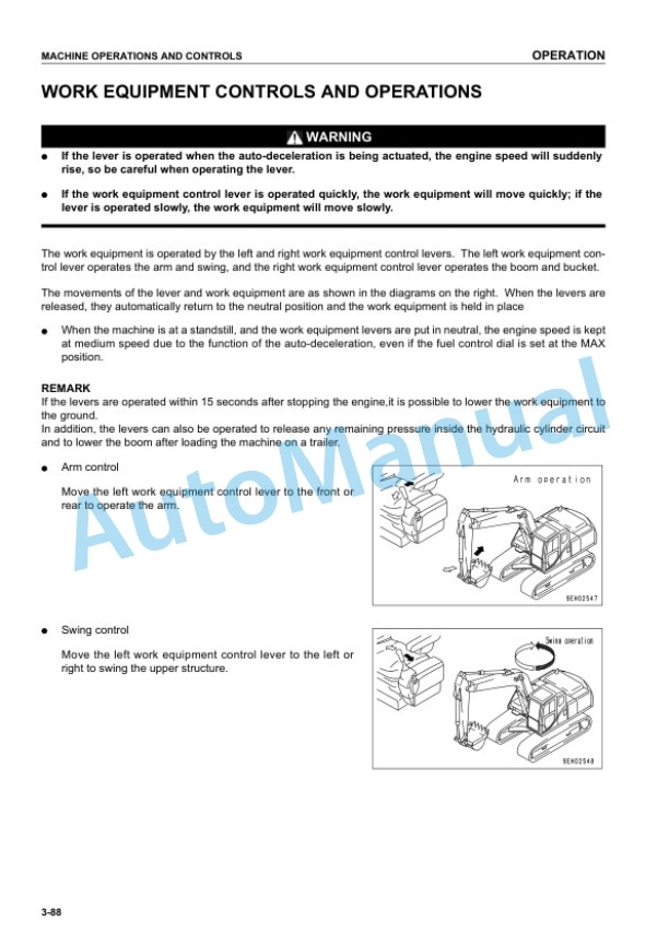Komatsu PC200-7, PC200LC-7, PC220-7, PC220LC-7 Galeo Hydraulic Excavator Operation and Maintenance Manual SEAM045300T 3 Komatsu PC200-7, PC200LC-7, PC220-7, PC220LC-7 Galeo Hydraulic Excavator Operation and Maintenance Manual SEAM045300T - Image 3