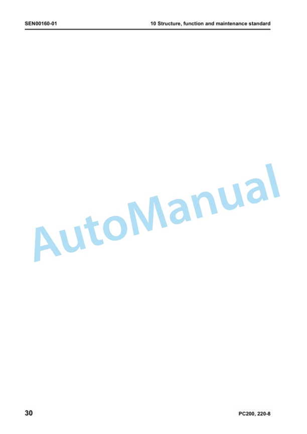 Komatsu PC200-8, PC200LC-8, PC220-8, PC220LC-8 Galeo Hydraulic Excavator Shop Manual SEN00084-07 2 Komatsu PC200-8, PC200LC-8, PC220-8, PC220LC-8 Galeo Hydraulic Excavator Shop Manual SEN00084-07 - Image 2
