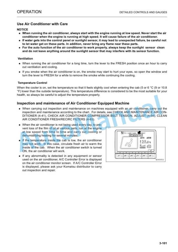 Komatsu PC200-8, PC200LC-8, PC240LC-8 Hydraulic Excavator Operation and Maintenance Manual KEAM042800 3 Komatsu PC200-8, PC200LC-8, PC240LC-8 Hydraulic Excavator Operation and Maintenance Manual KEAM042800 - Image 3