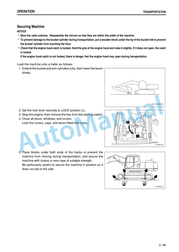 Komatsu PC200-8M0, PC200LC-8M0 For Panama Spec Hydraulic Excavator Operation and Maintenance Manual PEN00830C0-03 4 Komatsu PC200-8M0, PC200LC-8M0 For Panama Spec Hydraulic Excavator Operation and Maintenance Manual PEN00830C0-03 - Image 4