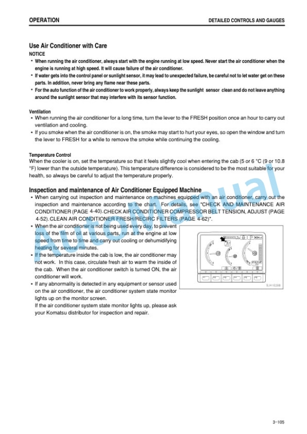 Komatsu PC200-8M0, PC200LC-8M0 Hydraulic Excavator Operation and Maintenance Manual PEN87001-01TH 3 Komatsu PC200-8M0, PC200LC-8M0 Hydraulic Excavator Operation and Maintenance Manual PEN87001-01TH - Image 3