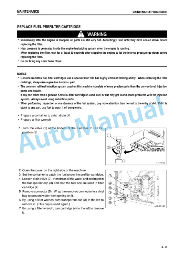 Komatsu PC200-8M0, PC200LC-8M0, PC220-8M0, PC220LC-8M0 Hydraulic Excavator Operation and Maintenance Manual PEN00642-00 5 Komatsu PC200-8M0, PC200LC-8M0, PC220-8M0, PC220LC-8M0 Hydraulic Excavator Operation and Maintenance Manual PEN00642-00 - Image 5