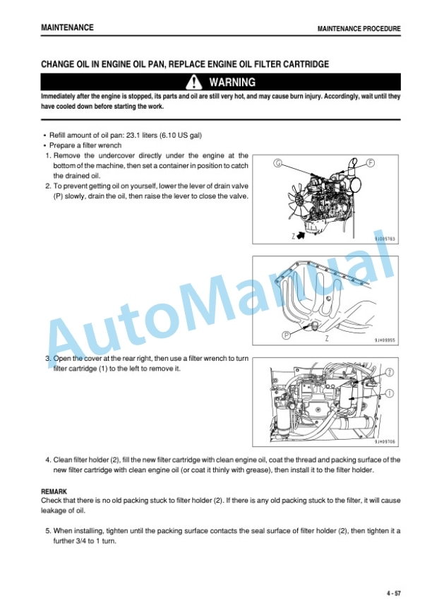 Komatsu PC200-8M0, PC200LC-8M0, PC220-8M0, PC220LC-8M0 Hydraulic Excavator Operation and Maintenance Manual PEN00822-03 5 Komatsu PC200-8M0, PC200LC-8M0, PC220-8M0, PC220LC-8M0 Hydraulic Excavator Operation and Maintenance Manual PEN00822-03 - Image 5
