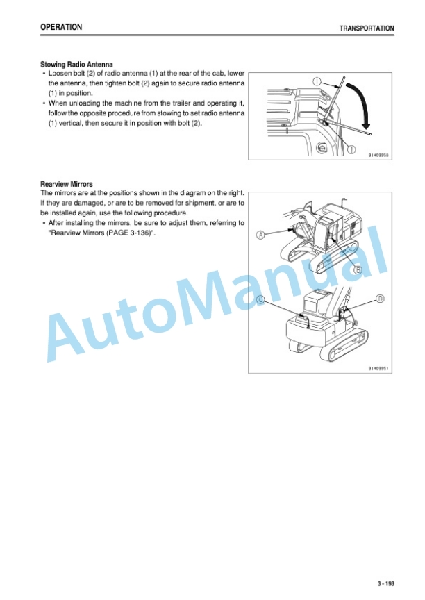 Komatsu PC200-8M1 Hydraulic Excavator Operation and Maintenance Manual PENC0031-00 4 Komatsu PC200-8M1 Hydraulic Excavator Operation and Maintenance Manual PENC0031-00 - Image 4