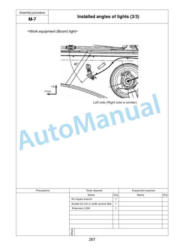 Komatsu PC2000-11 Hydraulic Excavator Field Assembly Manual GEN00172-04 5 Komatsu PC2000-11 Hydraulic Excavator Field Assembly Manual GEN00172-04 - Image 5