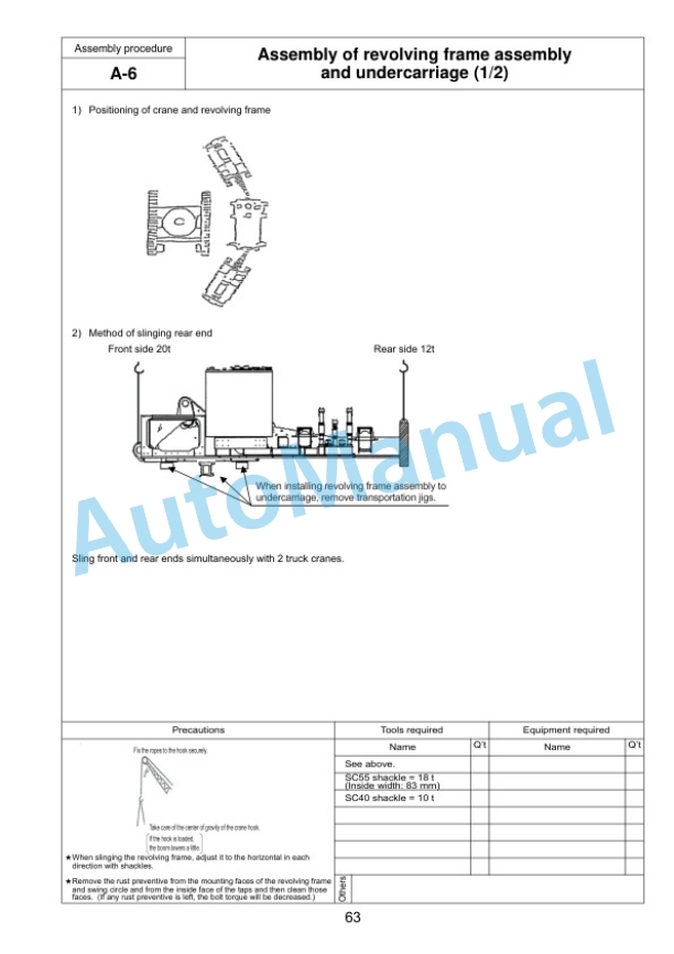 Komatsu PC2000-11, PC2000-11E0 Hydraulic Excavator Field Assembly Manual GEN00219-04 2 Komatsu PC2000-11, PC2000-11E0 Hydraulic Excavator Field Assembly Manual GEN00219-04 - Image 2
