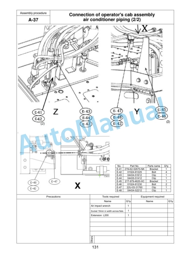 Komatsu PC2000-11, PC2000-11E0 Hydraulic Excavator Field Assembly Manual GEN00219-04 3 Komatsu PC2000-11, PC2000-11E0 Hydraulic Excavator Field Assembly Manual GEN00219-04 - Image 3