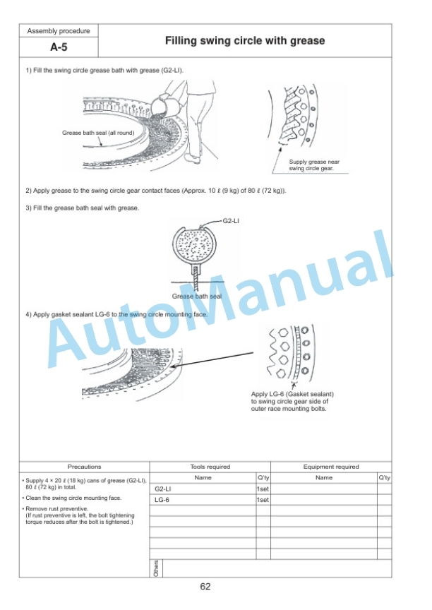 Komatsu PC2000-11, PC2000-11E0 Hydraulic Excavator Field Assembly Manual GEN00273-00 2 Komatsu PC2000-11, PC2000-11E0 Hydraulic Excavator Field Assembly Manual GEN00273-00 - Image 2