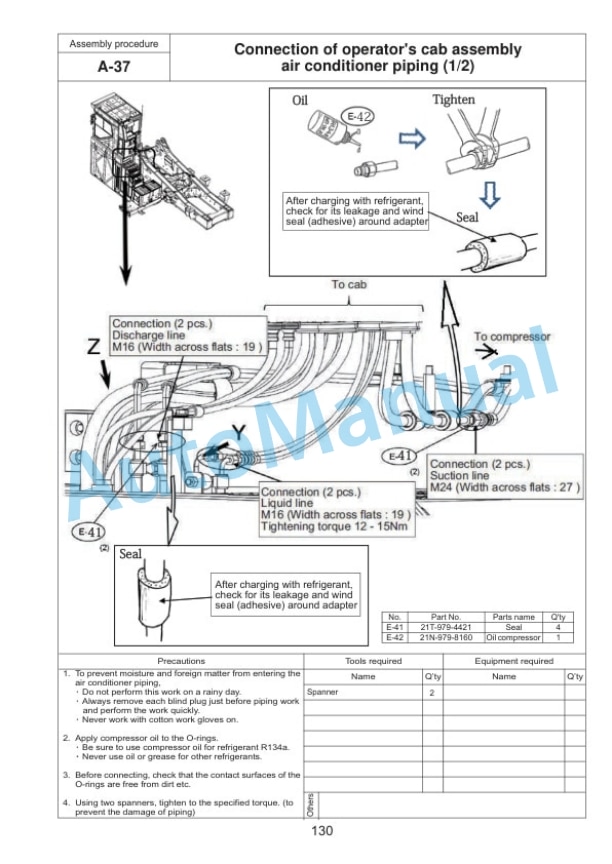 Komatsu PC2000-11, PC2000-11E0 Hydraulic Excavator Field Assembly Manual GEN00273-00 3 Komatsu PC2000-11, PC2000-11E0 Hydraulic Excavator Field Assembly Manual GEN00273-00 - Image 3