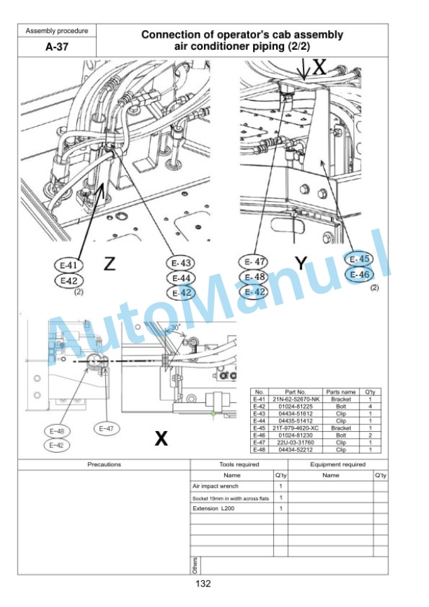 Komatsu PC2000-11R Hydraulic Excavator Field Assembly Manual GEN00218-03 3 Komatsu PC2000-11R Hydraulic Excavator Field Assembly Manual GEN00218-03 - Image 3