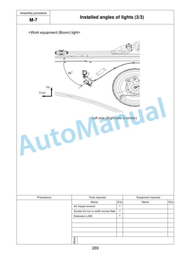 Komatsu PC2000-11R Hydraulic Excavator Field Assembly Manual GEN00218-03 5 Komatsu PC2000-11R Hydraulic Excavator Field Assembly Manual GEN00218-03 - Image 5
