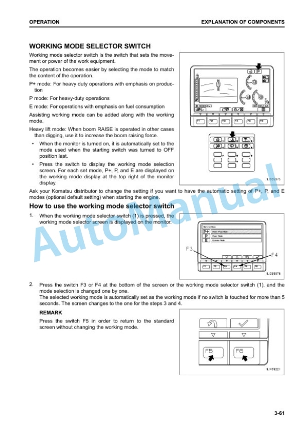 Komatsu PC2000-11R Hydraulic Excavator Operation and Maintenance Manual PEN01725-04 2 Komatsu PC2000-11R Hydraulic Excavator Operation and Maintenance Manual PEN01725-04 - Image 2
