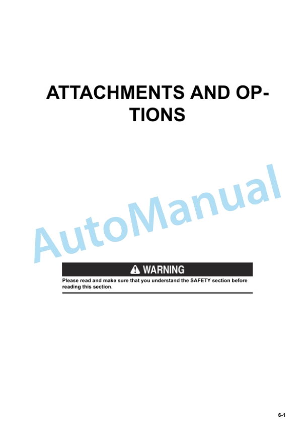 Komatsu PC2000-11R Hydraulic Excavator Operation and Maintenance Manual PEN01725-05 5 Komatsu PC2000-11R Hydraulic Excavator Operation and Maintenance Manual PEN01725-05 - Image 5