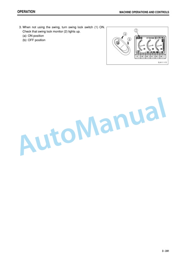 Komatsu PC2000-8 Hydraulic Excavator Operation and Maintenance Manual TEN00236-03 4 Komatsu PC2000-8 Hydraulic Excavator Operation and Maintenance Manual TEN00236-03 - Image 4