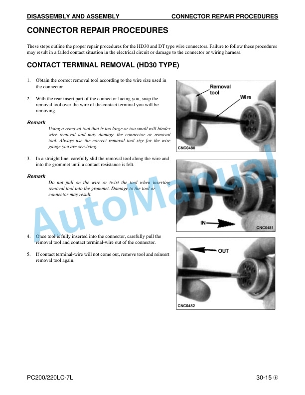 Komatsu PC200LC-7L, PC220LC-7L Hydraulic Excavator Shop Manual CEBM005806 5 Komatsu PC200LC-7L, PC220LC-7L Hydraulic Excavator Shop Manual CEBM005806 - Image 5