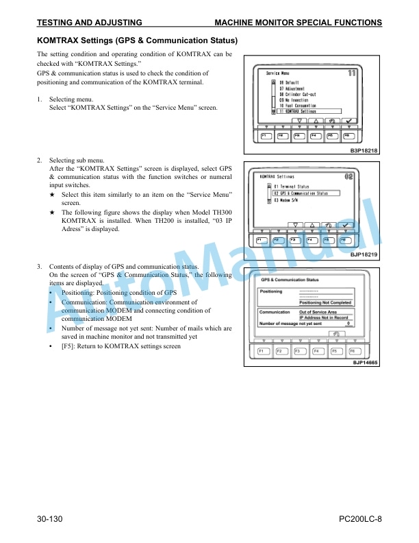 Komatsu PC200LC-8 Hydraulic Excavator Shop Manual CEBM025500 3 Komatsu PC200LC-8 Hydraulic Excavator Shop Manual CEBM025500 - Image 3