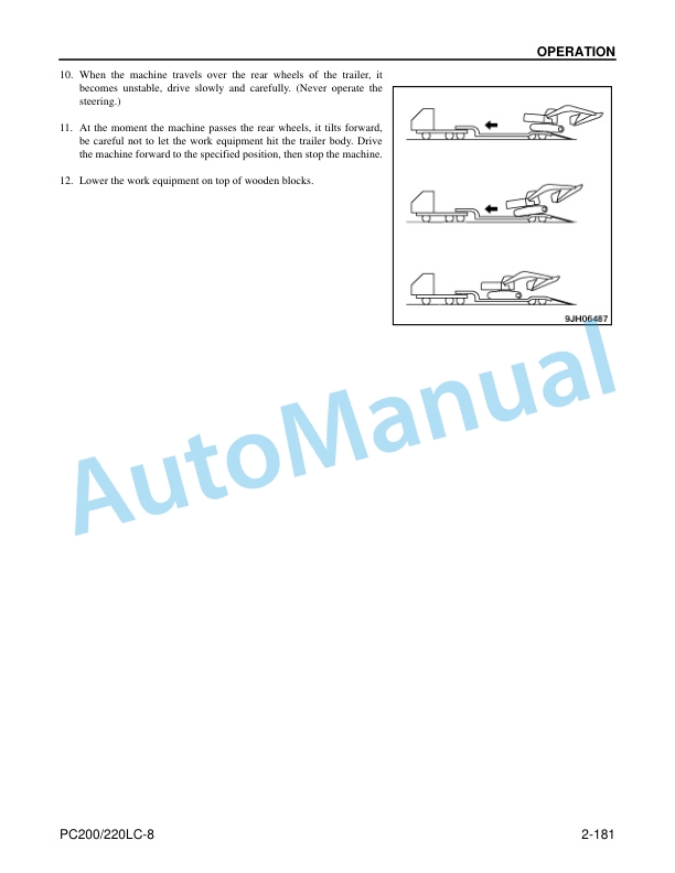Komatsu PC200LC-8, PC200HD-8 Hydraulic Excavator Operation and Maintenance Manual CEAM007103 4 Komatsu PC200LC-8, PC200HD-8 Hydraulic Excavator Operation and Maintenance Manual CEAM007103 - Image 4
