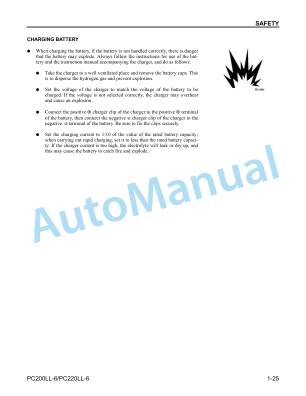 Komatsu PC200LL-6, PC220LL-6 Hydraulic Excavator Operation and Maintenance Manual CEAM008401 2 Komatsu PC200LL-6, PC220LL-6 Hydraulic Excavator Operation and Maintenance Manual CEAM008401 - Image 2