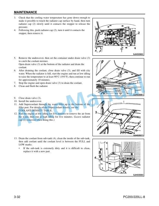 Komatsu PC200LL-8, PC220LL-8 Logging Excavator Operation and Maintenance Manual CEAM001604 5 Komatsu PC200LL-8, PC220LL-8 Logging Excavator Operation and Maintenance Manual CEAM001604 - Image 5