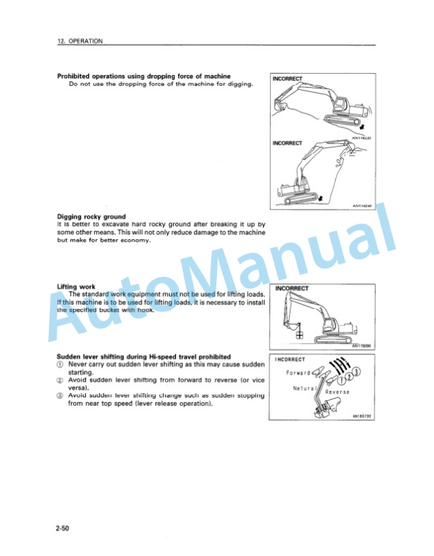 Komatsu PC200Z-6 Hydraulic Excavator Operation and Maintenance Manual SEAM021700 3 Komatsu PC200Z-6 Hydraulic Excavator Operation and Maintenance Manual SEAM021700 - Image 3