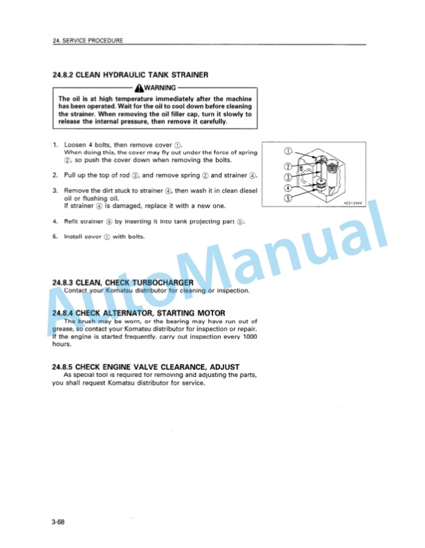 Komatsu PC200Z-6 Hydraulic Excavator Operation and Maintenance Manual SEAM021700 5 Komatsu PC200Z-6 Hydraulic Excavator Operation and Maintenance Manual SEAM021700 - Image 5