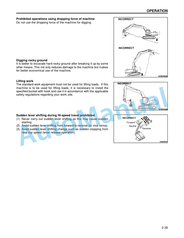 Komatsu PC200Z-6LE Hydraulic Excavator Operation and Maintenance Manual CEAM001800 3 Komatsu PC200Z-6LE Hydraulic Excavator Operation and Maintenance Manual CEAM001800 - Image 3