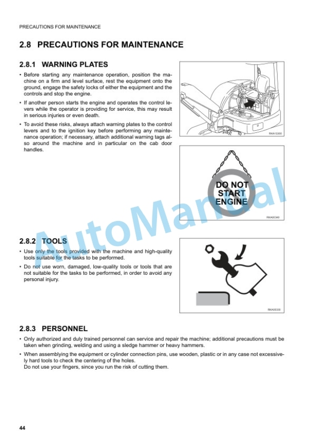 Komatsu PC20MR-2 Galeo Hydraulic Excavator Operation and Maintenance Manual WEAM007000 2 Komatsu PC20MR-2 Galeo Hydraulic Excavator Operation and Maintenance Manual WEAM007000 - Image 2