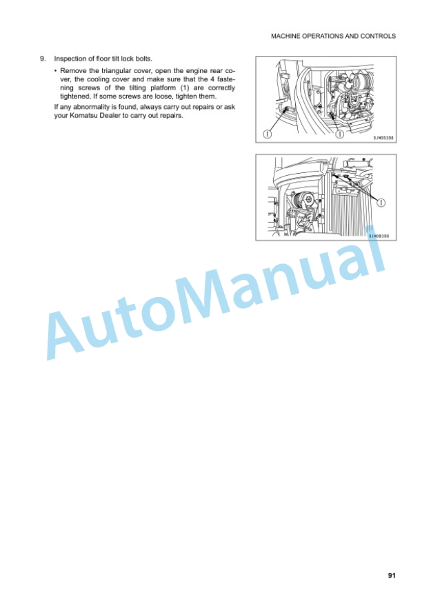 Komatsu PC20MR-2 Galeo Hydraulic Excavator Operation and Maintenance Manual WEAM007000 3 Komatsu PC20MR-2 Galeo Hydraulic Excavator Operation and Maintenance Manual WEAM007000 - Image 3