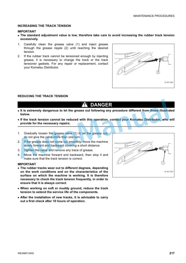 Komatsu PC20MR-2 Hydraulic Excavator Operation and Maintenance Manual WEAM013402 5 Komatsu PC20MR-2 Hydraulic Excavator Operation and Maintenance Manual WEAM013402 - Image 5