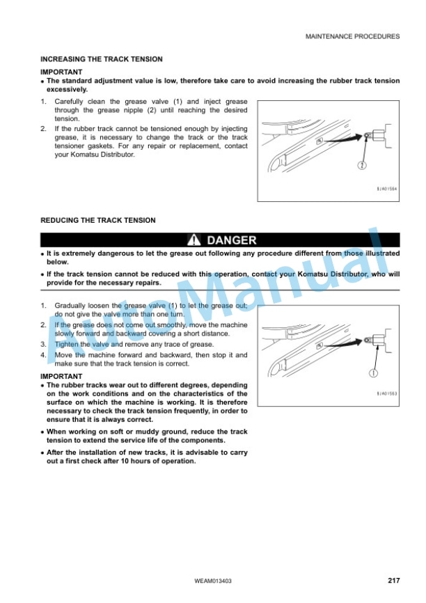 Komatsu PC20MR-2 Hydraulic Excavator Operation and Maintenance Manual WEAM013403 5 Komatsu PC20MR-2 Hydraulic Excavator Operation and Maintenance Manual WEAM013403 - Image 5