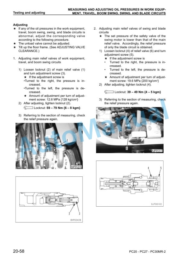 Komatsu PC20MR-2, PC27MR-2, PC30MR-2 Galeo Hydraulic Excavator Shop Manual WEBM006900 3 Komatsu PC20MR-2, PC27MR-2, PC30MR-2 Galeo Hydraulic Excavator Shop Manual WEBM006900 - Image 3