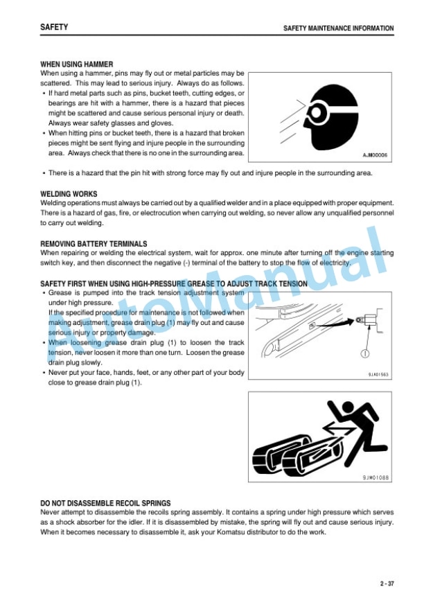 Komatsu PC20MR-3 Hydraulic Excavator Operation and Maintenance Manual TEN00550-00 2 Komatsu PC20MR-3 Hydraulic Excavator Operation and Maintenance Manual TEN00550-00 - Image 2